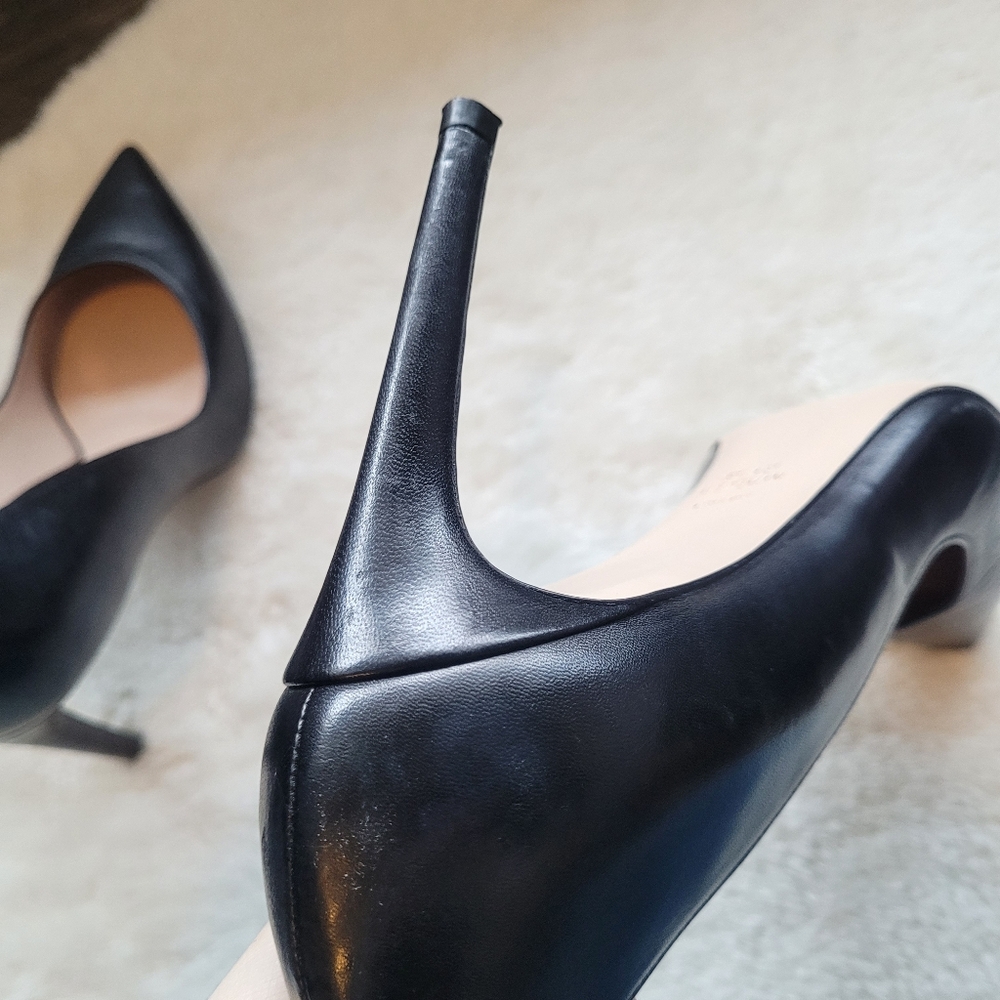 Stuart Weitzman Power 100 Stilettos In Black Size 9.5 - Picture 12 of 16